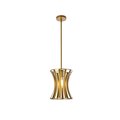 Living District Lily 1 Light Pendant In Brass LD7076D10BR